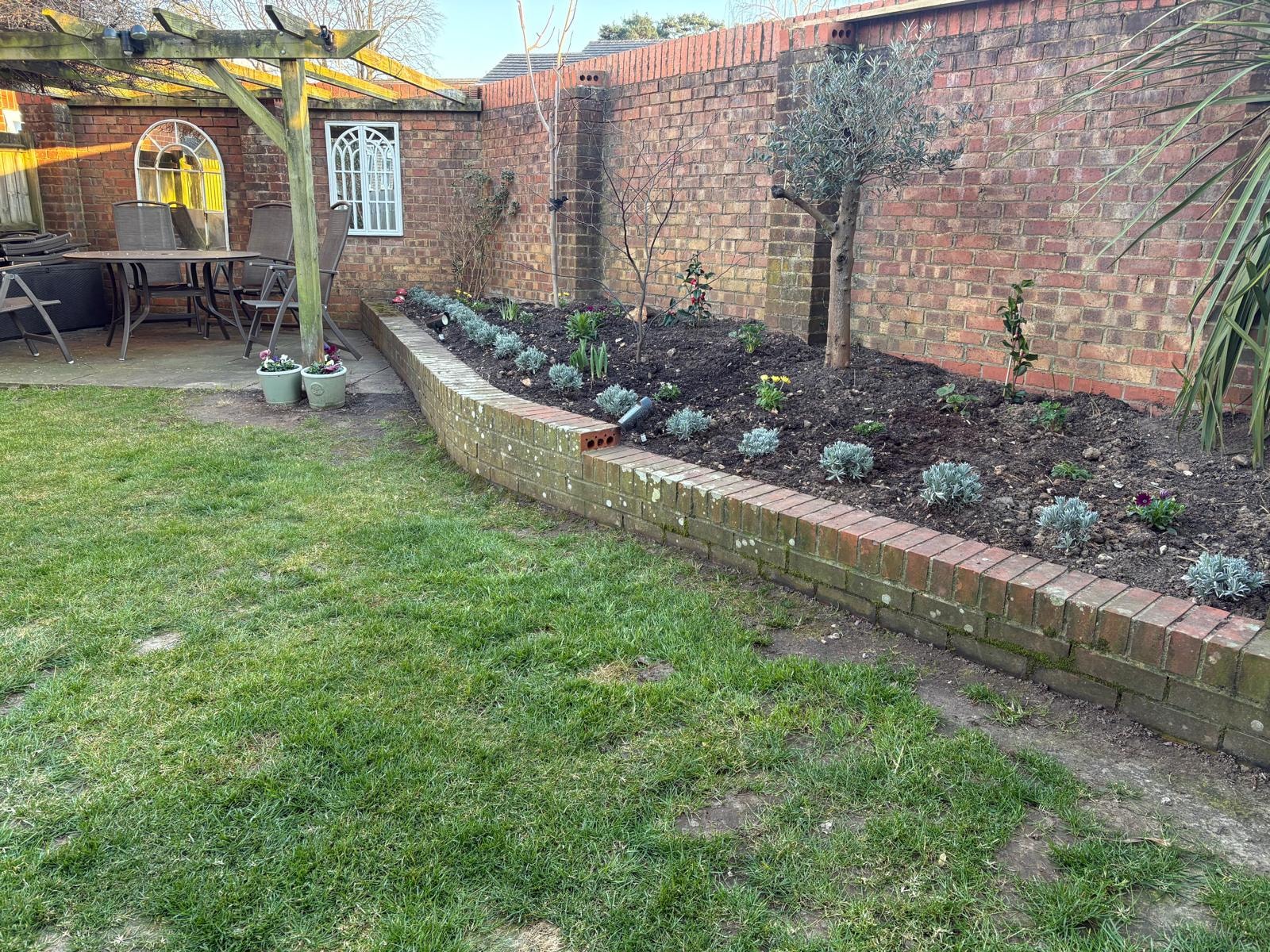 Garden landscaping